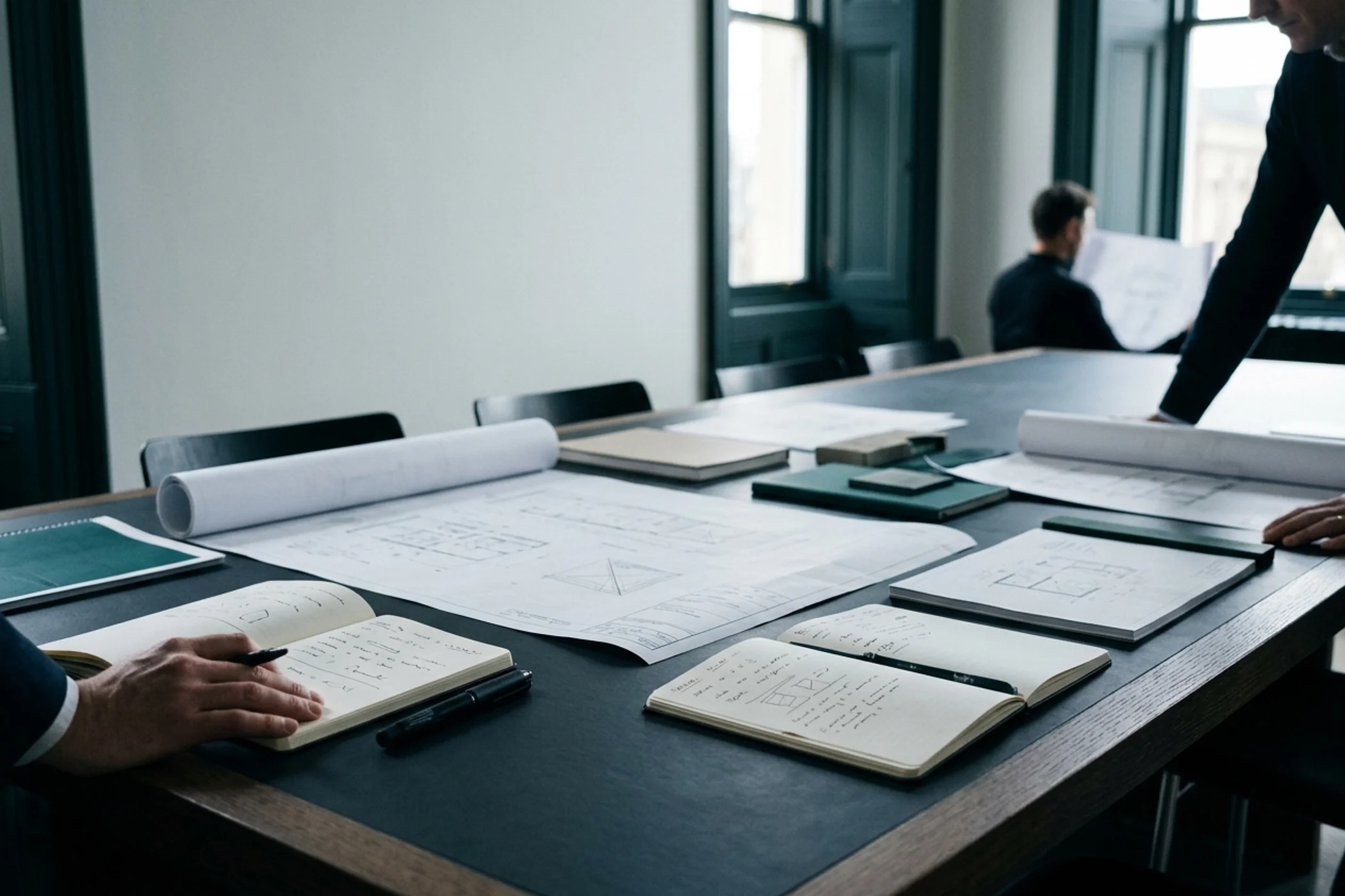 Institutional working table in an executive advisory and planning environment